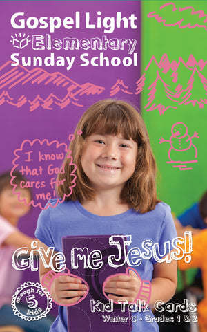 Gospel Light | Kid Talk Cards - Elementary GR 1-2 | Winter Year C