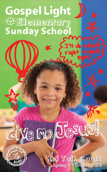 Gospel Light Elementary GR 1-2 Kid Talk Cards Spring 2018 Cover