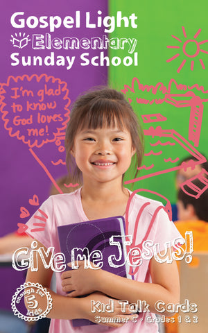 Gospel Light | Kid Talk Cards - Elementary GR 1-2 | Summer Year C