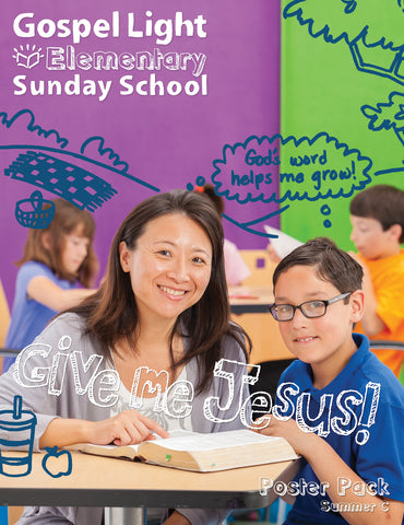 Gospel Light | Bible Teaching Poster Pack - Elementary Grades 1-4 | Summer Year C