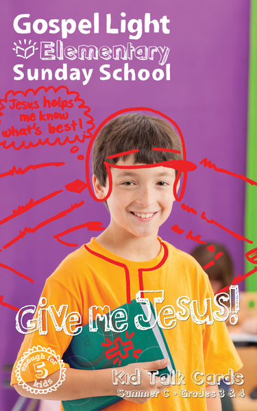Gospel Light | Kid Talk Cards - Elementary GR 3-4 | Summer Year C