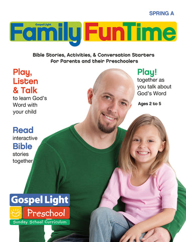 Gospel Light Preschool Family FunTime Take Home Spring 2018 Cover