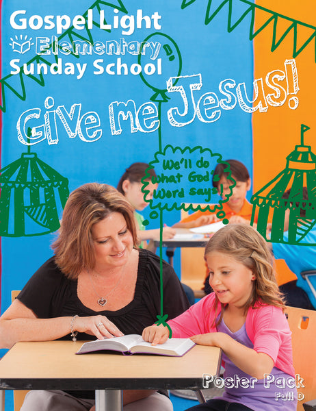 Gospel Light | Bible Teaching Poster Pack - Elementary Grades 1-4 | Fall Year D