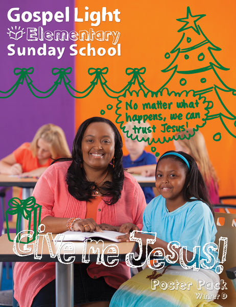 Gospel Light | Bible Teaching Poster Pack - Elementary Grades 1-4 | Winter Year D