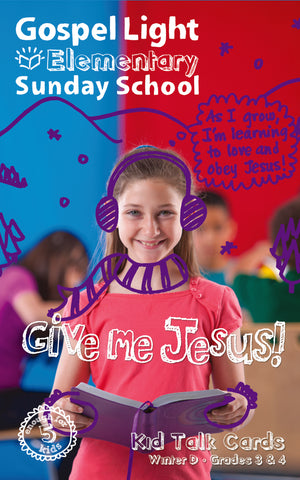 Gospel Light | Kid Talk Cards - Elementary GR 3-4 | Winter Year D