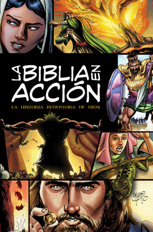 La Biblia en acción The Action Bible-Spanish Edition