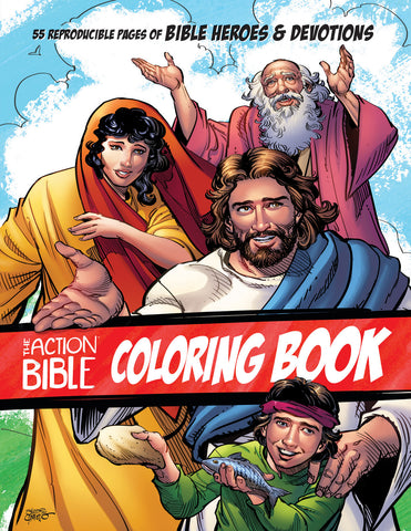 The Action Bible Coloring Book (Digital Download) - Sergio Cariello | David C Cook