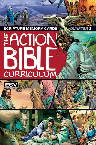 The Action Bible Scripture Memory Cards - ESV, NIV® or CSB - Print Quarter 3