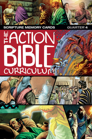 The Action Bible Scripture Memory Cards - ESV, NIV® or CSB - Print Quarter 4