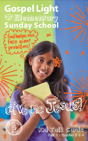 Elementary Kid Talk Cards Grades 3 & 4 - Fall Year C