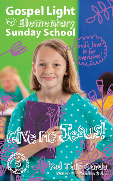 Gospel Light Elementary Kid Talk Cards Grades 3&4 | Winter Year C