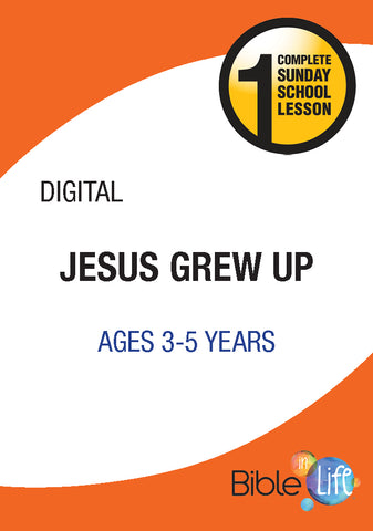 Bible-In-Life PreK Jesus Grew Up