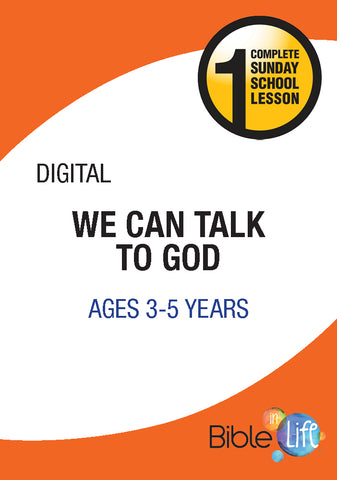 Bible-In-Life PreK We Can Talk to God