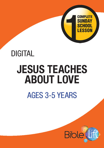 Bible-In-Life PreK Jesus Teaches about Love Cover