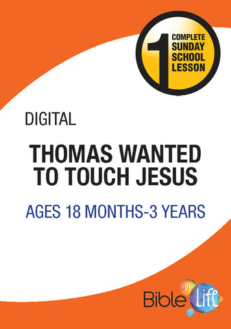 Thomas Wanted to Touch Jesus