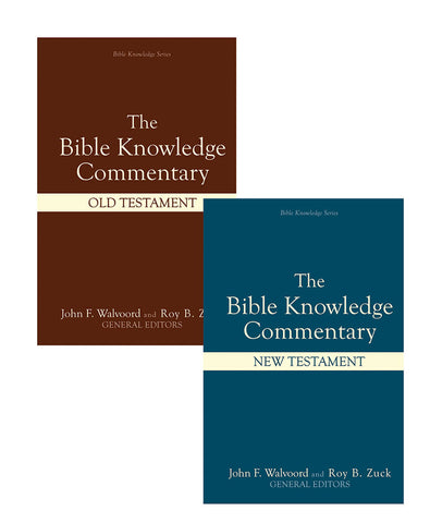 The Bible Knowledge Commentary (2 Volume Set)