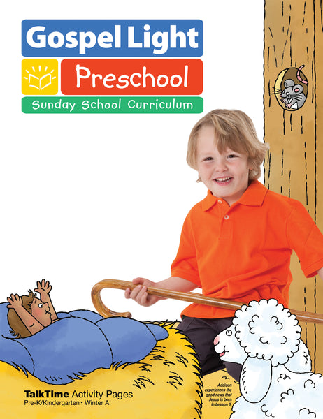 Gospel Light Pre-K Activity Pages | Winter Year A