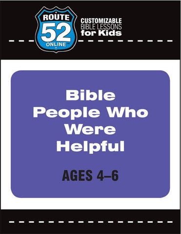 Route 52 - Bible People Who Were Helpful